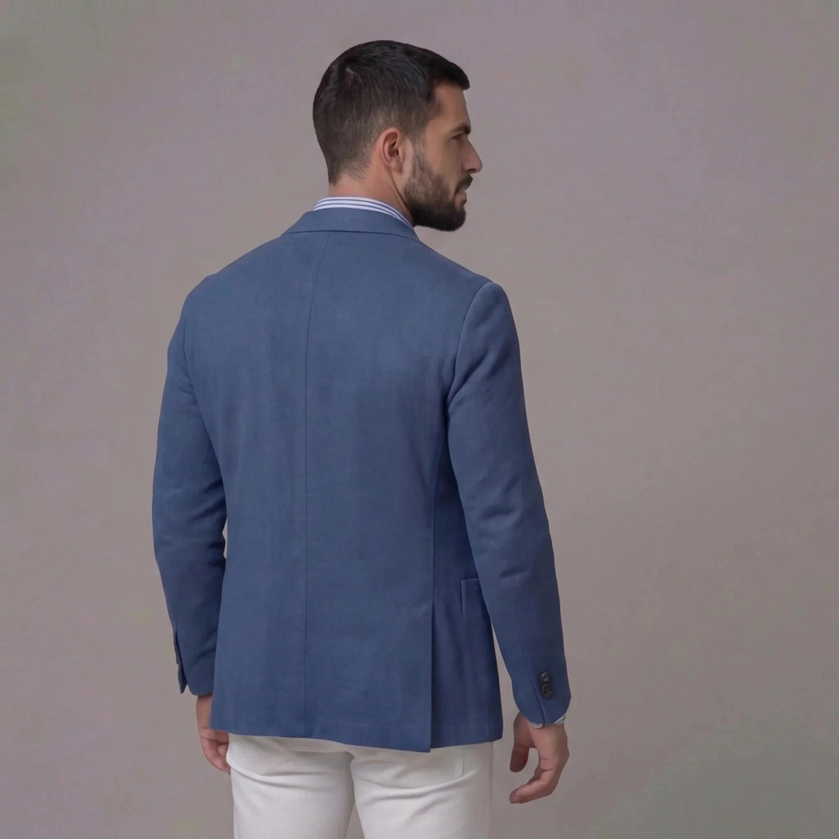 Herren Blazer mit leichter, unstrukturierter Passform und Tasche