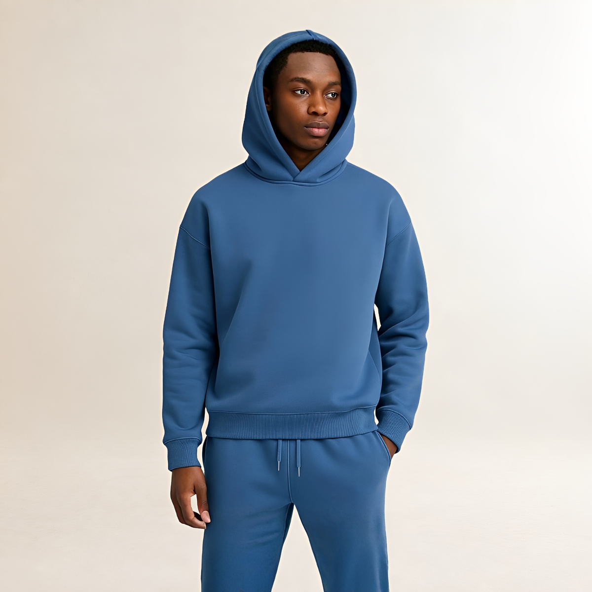 Herren Hoodie- und Jogger-Set - Oversized Passform mit verstellbarer Kapuze