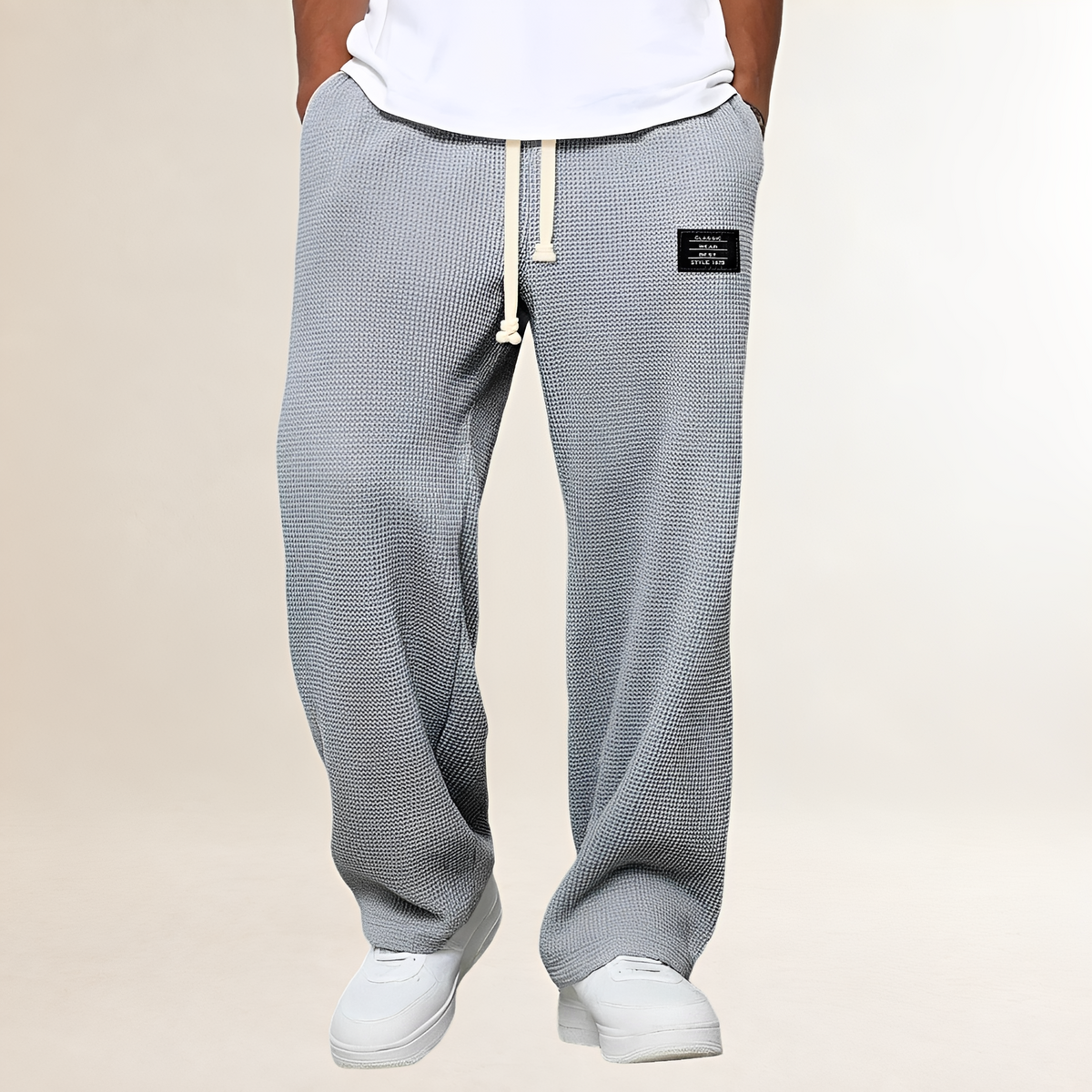 Herren Jogginghose mit Kordelzug und Relaxschnitt - Bequemer Freizeitstil
