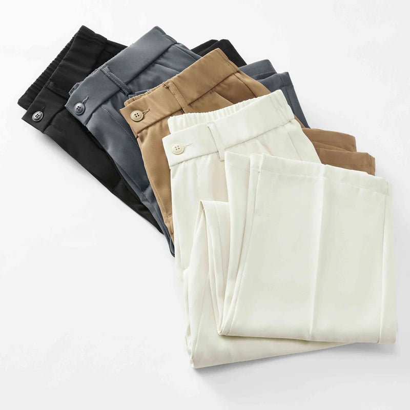 Herren Loose-Fit Hose mit seitlichen Taschen und weitem Bein