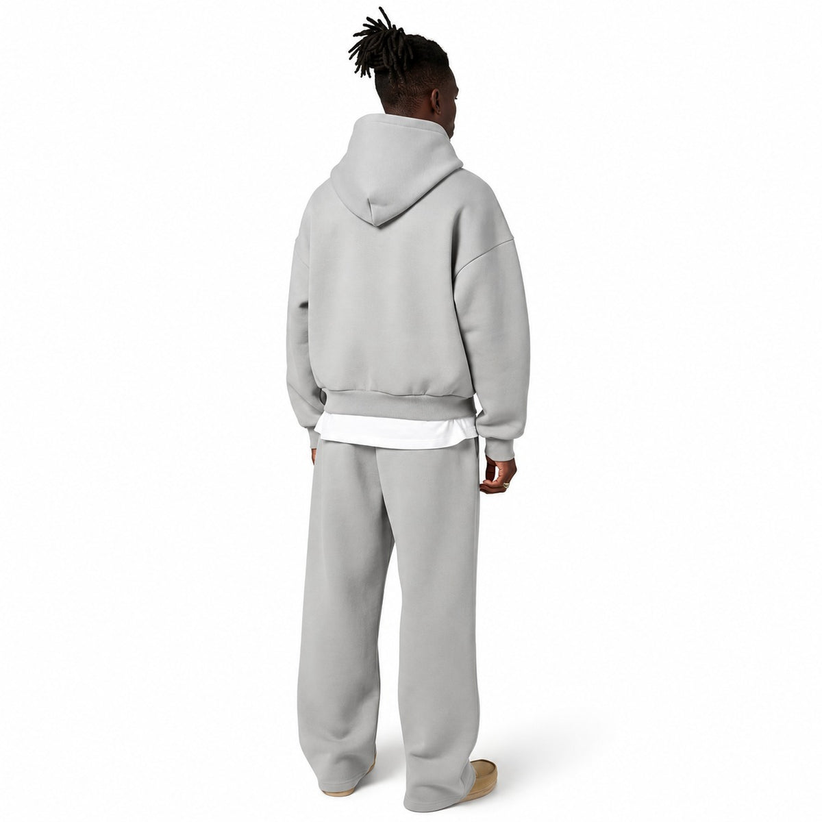 Herren Loungewear Set Hoodie mit Kängurutasche und Jogginghose - Relaxed Fit