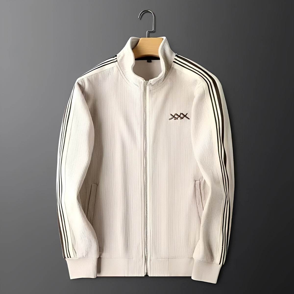 Herren Trainingsanzug - Zip-Jacke, Kordelzughose, Rippbündchen, Sportliches Design