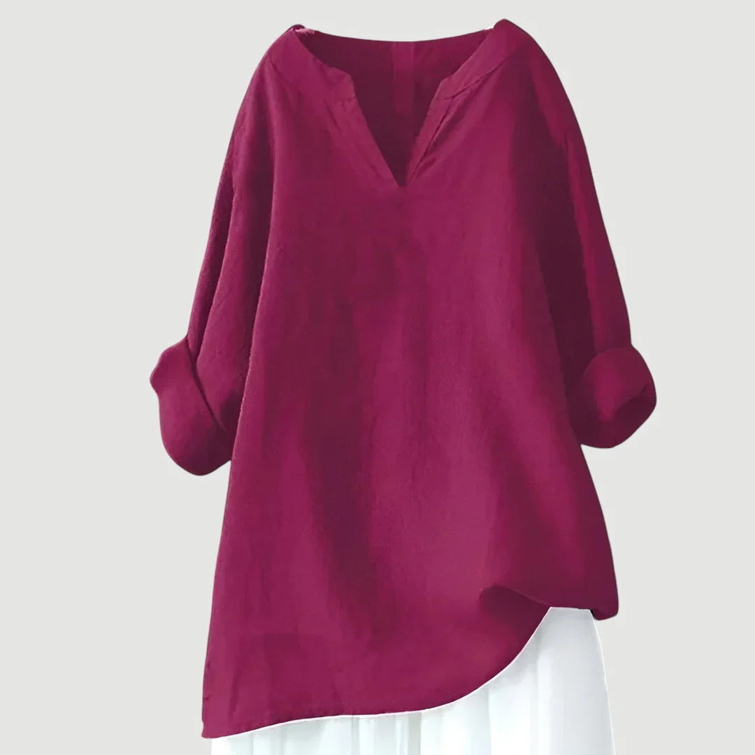 Nicole – Stilvolle Damen Tunikabluse