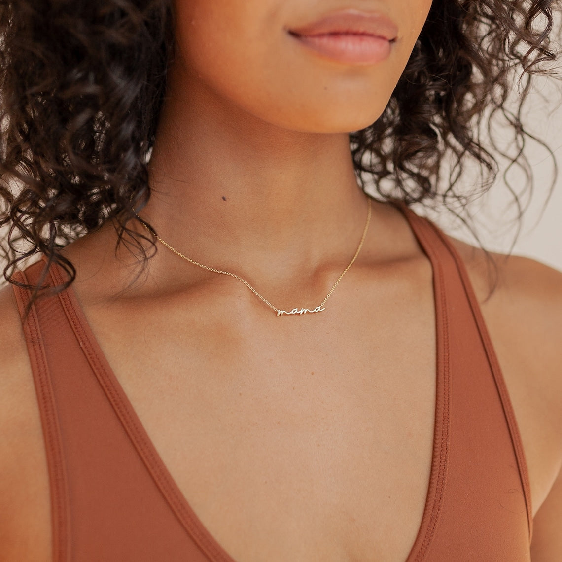 Feines Mama-Halsband - Mama-Halskette