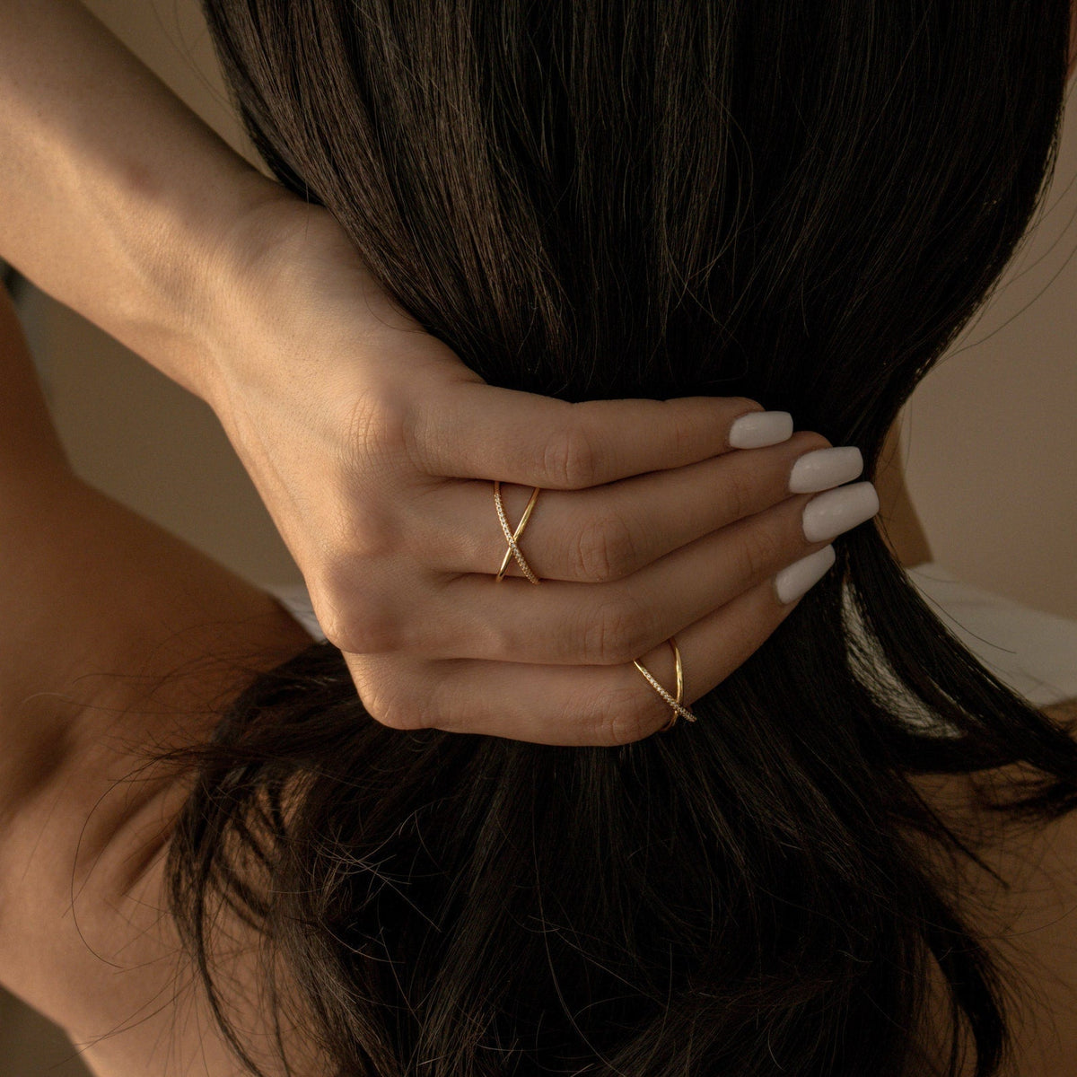 Lena – Edler Pavé X Ring