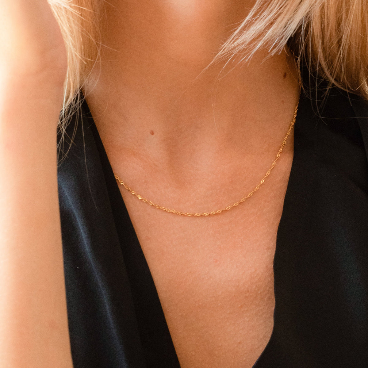 Singapur-Kette - Dreh-Halskette