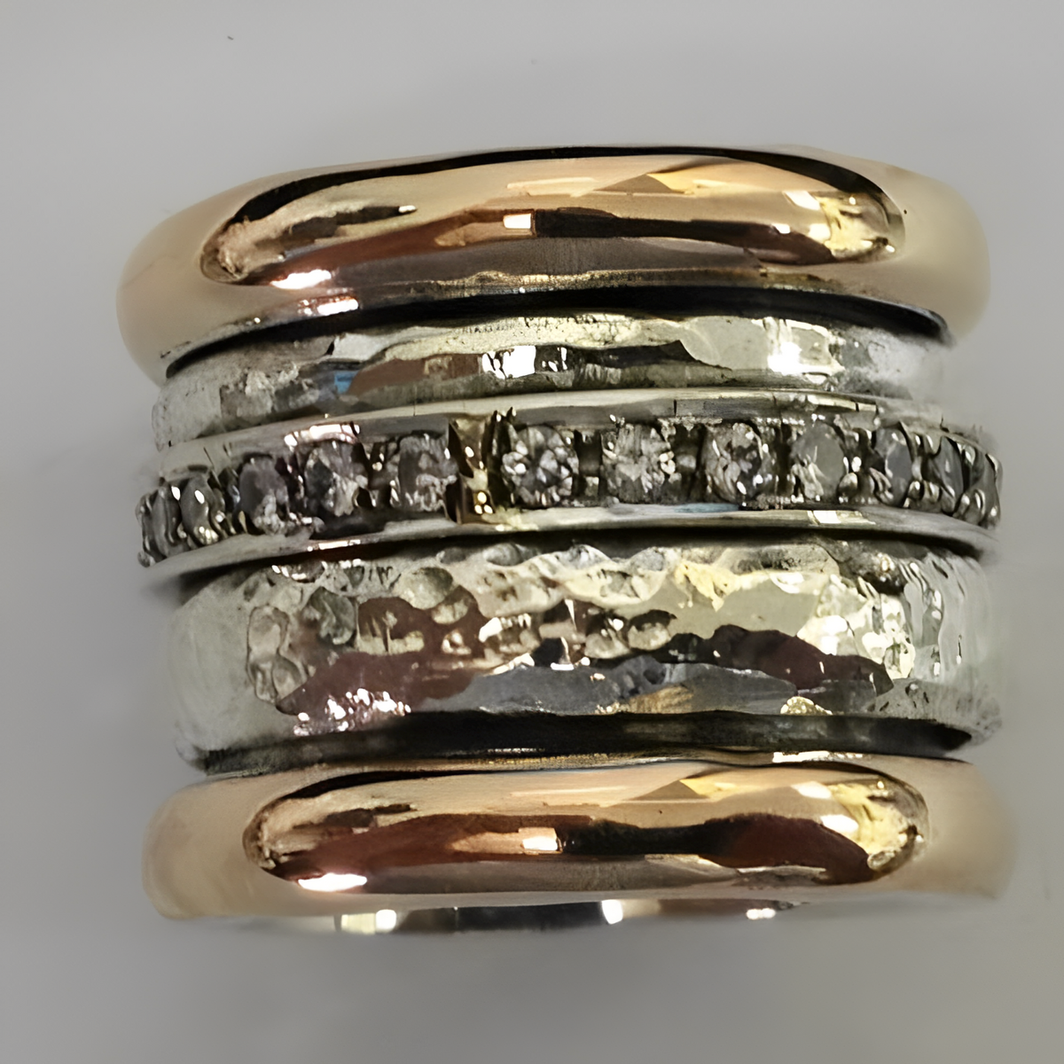 Maellie – Dicke Vintage-Ringe in Gold und Silber