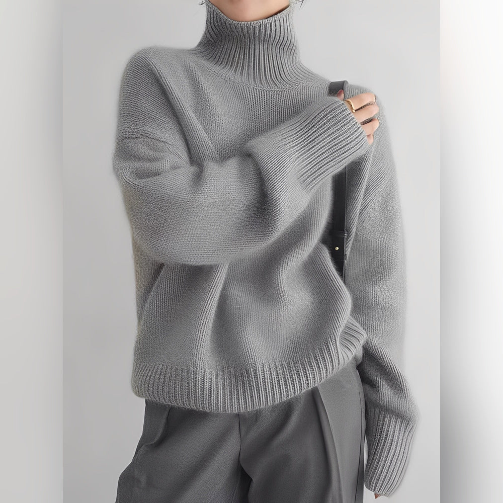 Yvette – Pullover mit hohem Kragen für Damen