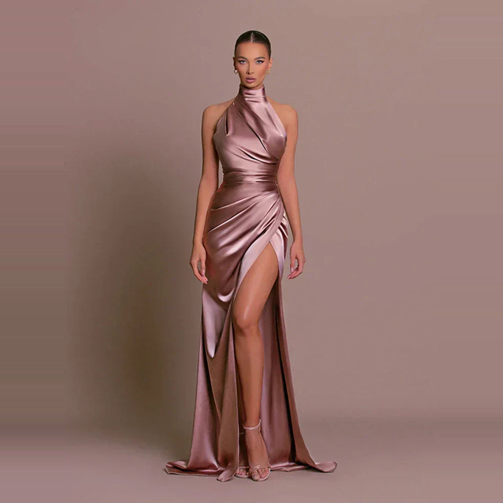 Avigail - Elegantes Abendkleid mit hohem Schlitz