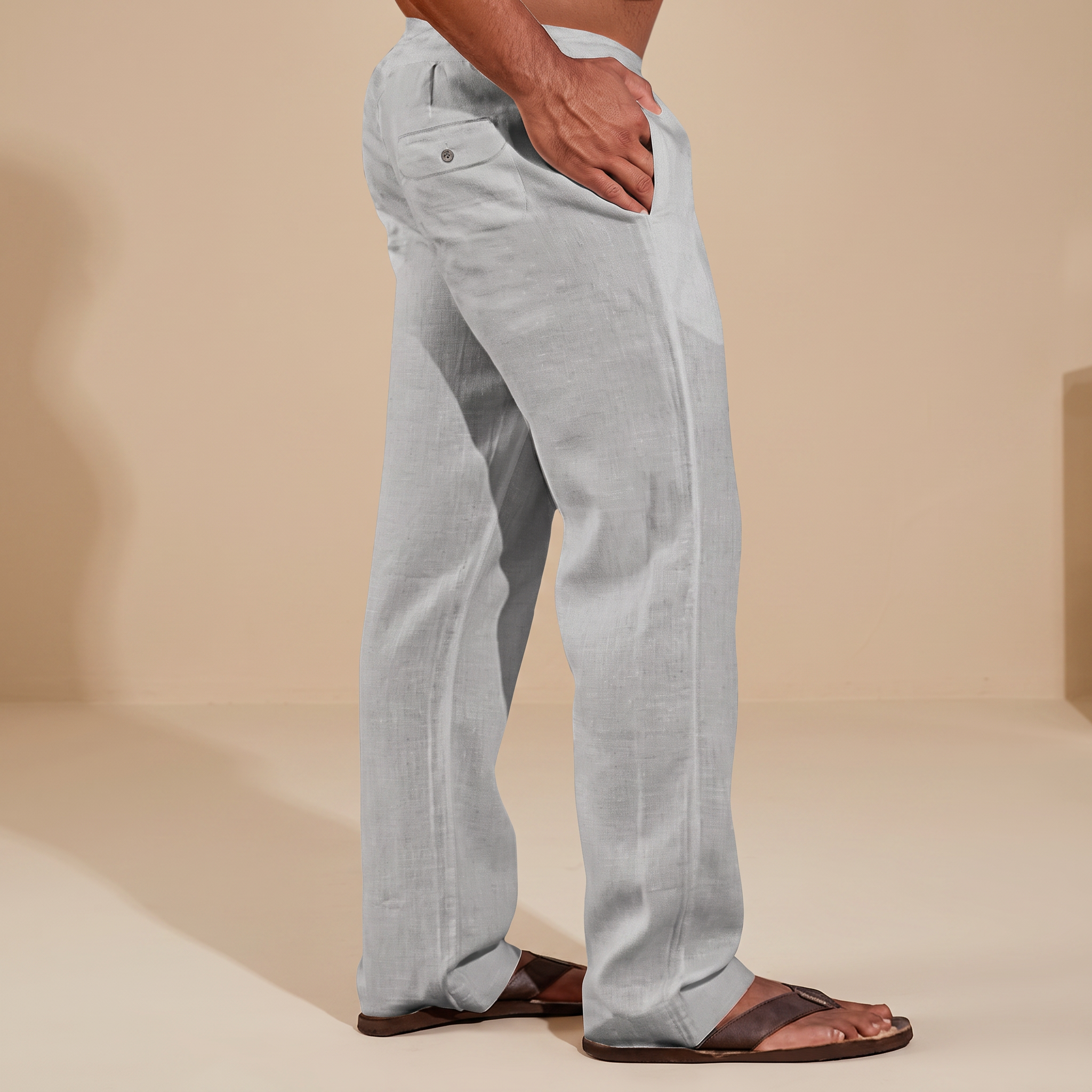 Elias - Locker geschnittene Gerade Hose
