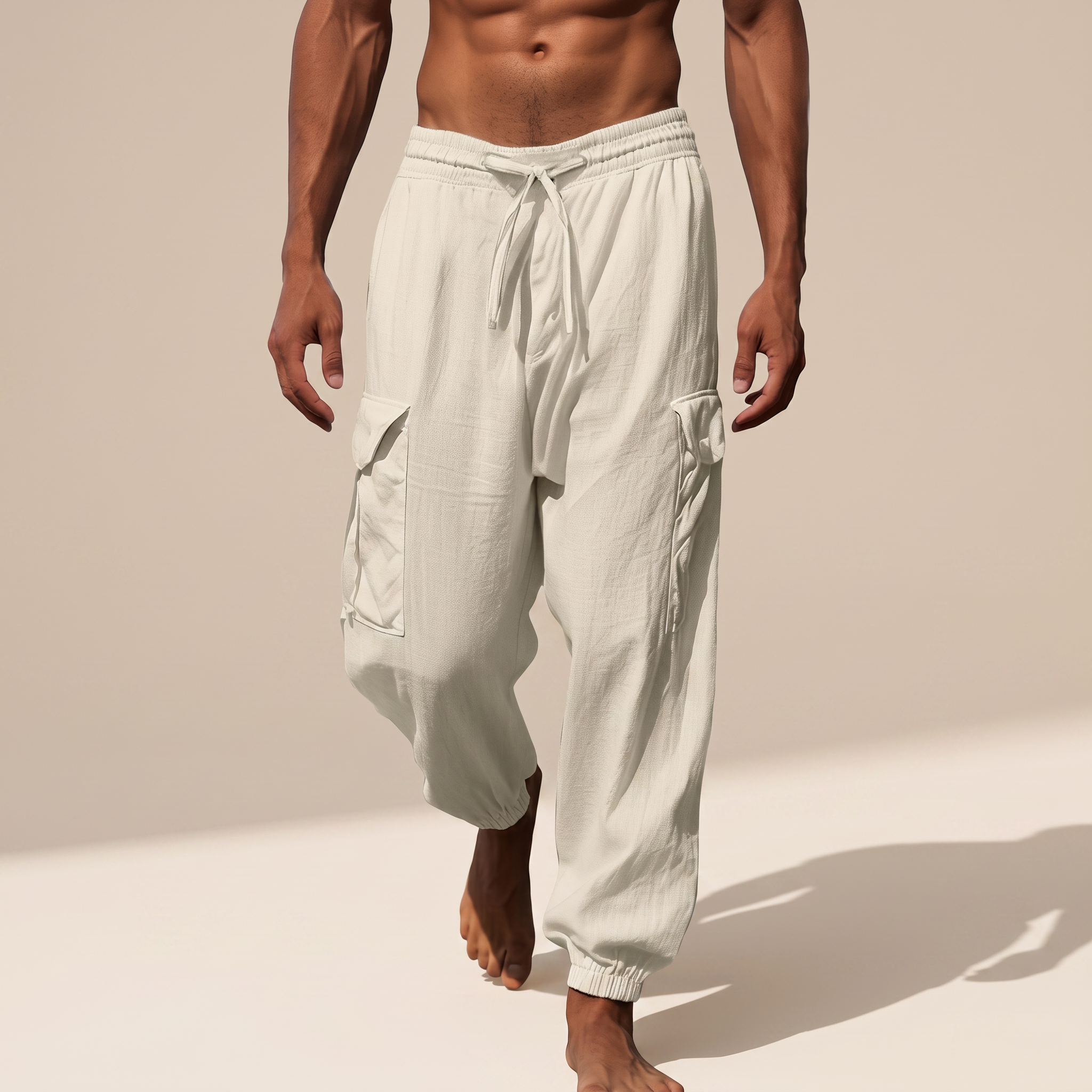Rodgers - Weite bequeme Hose mit Taschen