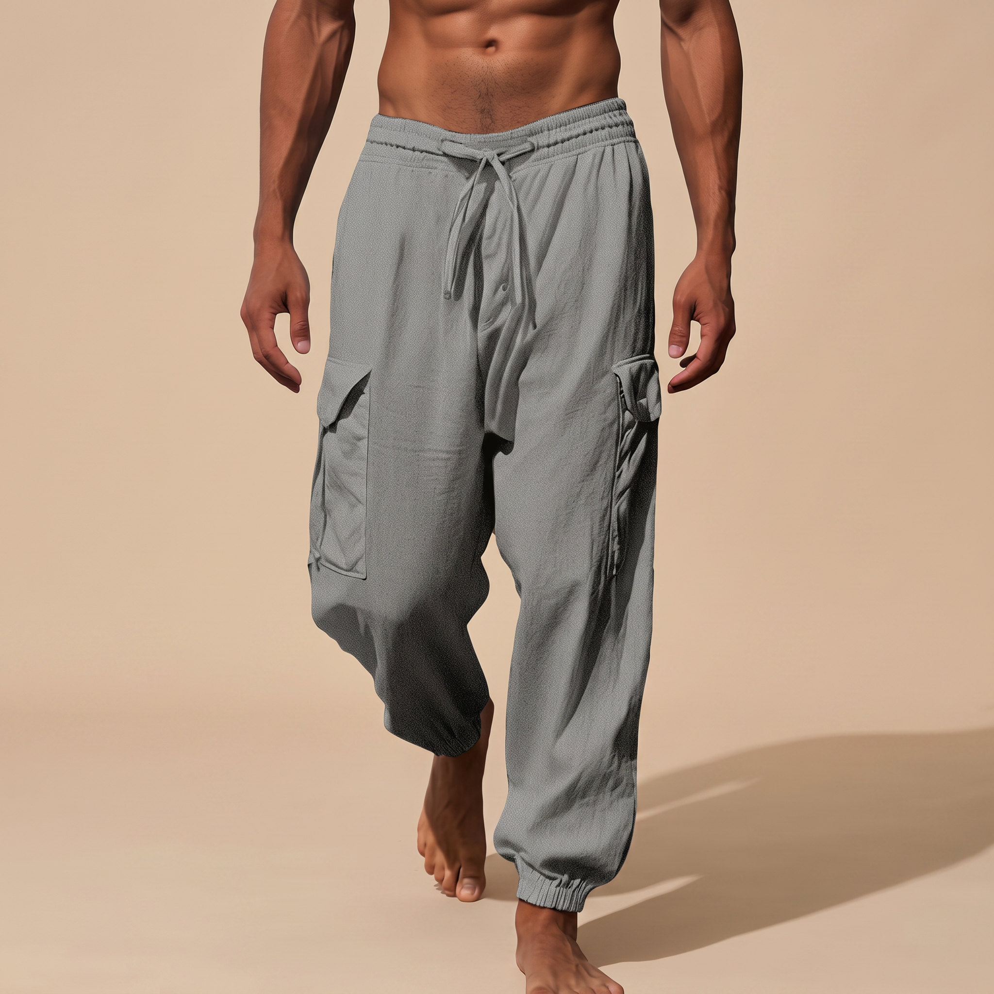 Rodgers - Weite bequeme Hose mit Taschen