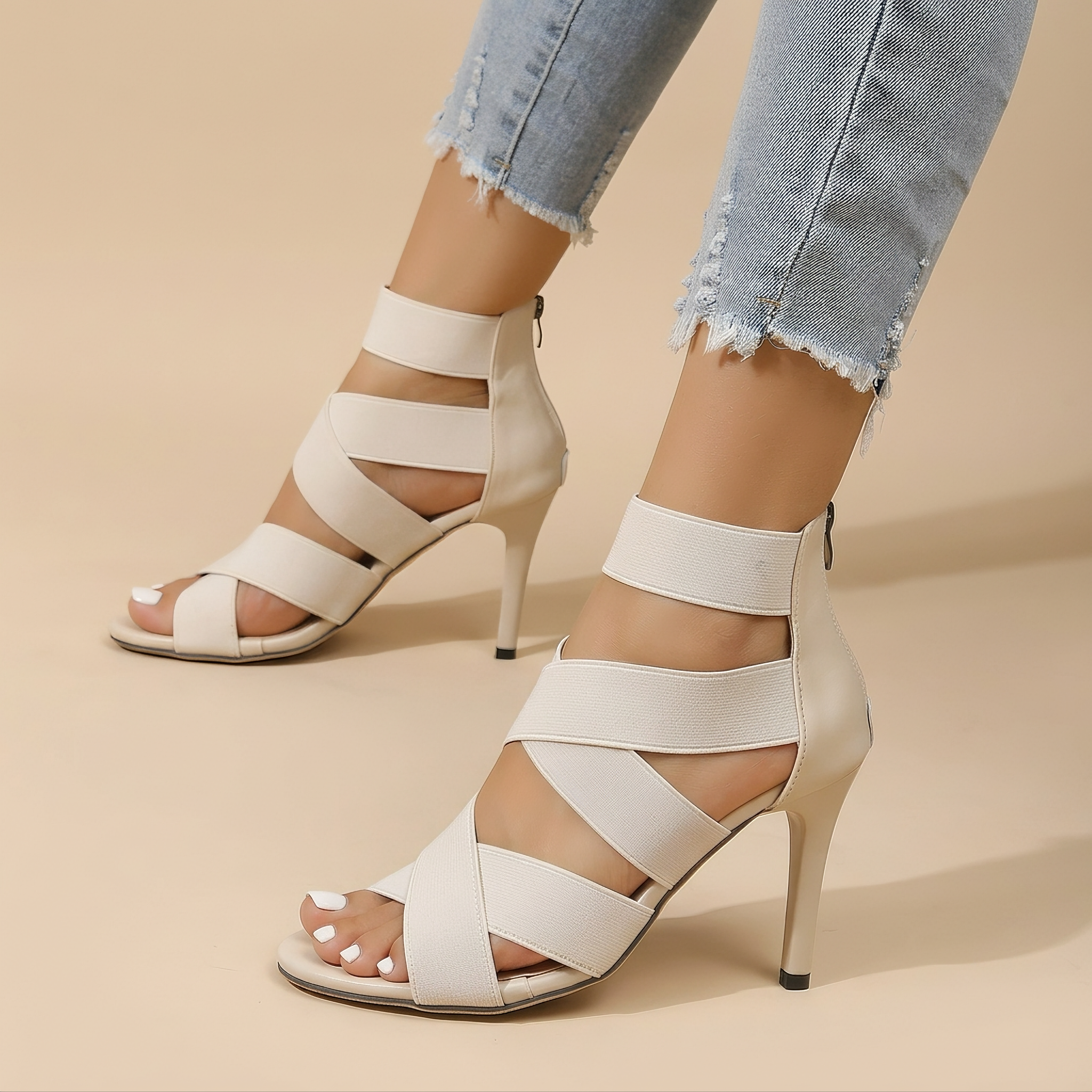 Alia - Elegante Stiletto-Absatz Sandalen