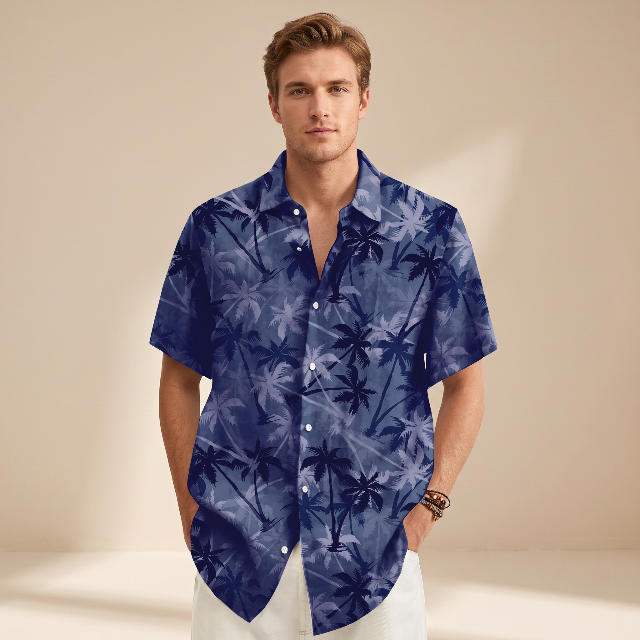 Jenson - Shirt mit hawaiianischem Muster