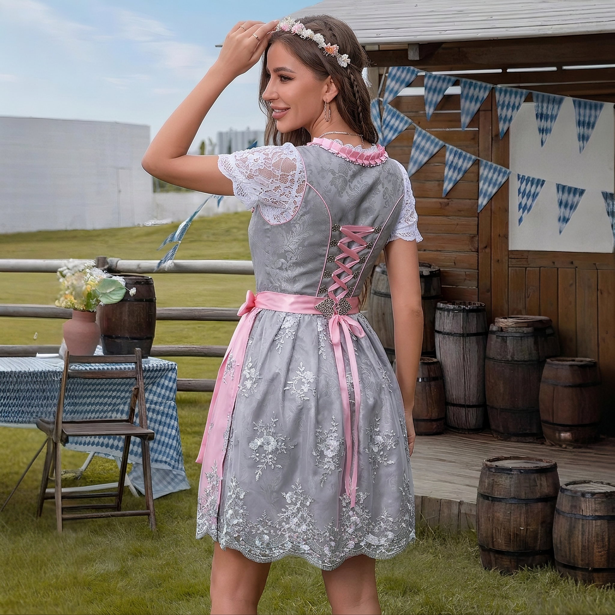 Kendra - Stilvolles Oktoberfest-Party-Kleid