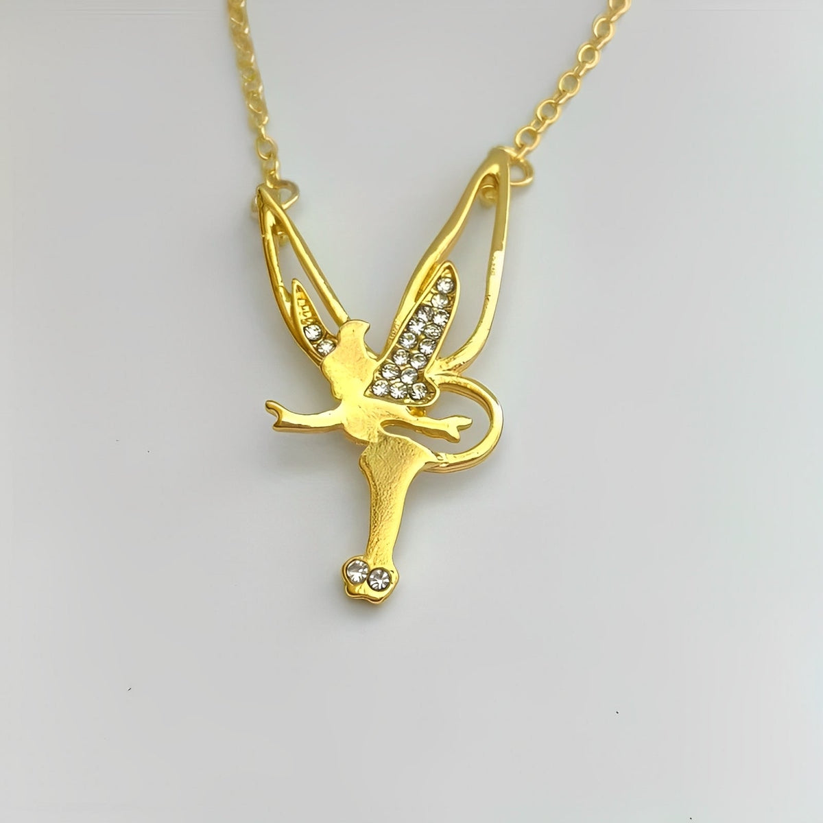 Charlie – Bezaubernder Feenanhänger aus Sterlingsilber und Gold
