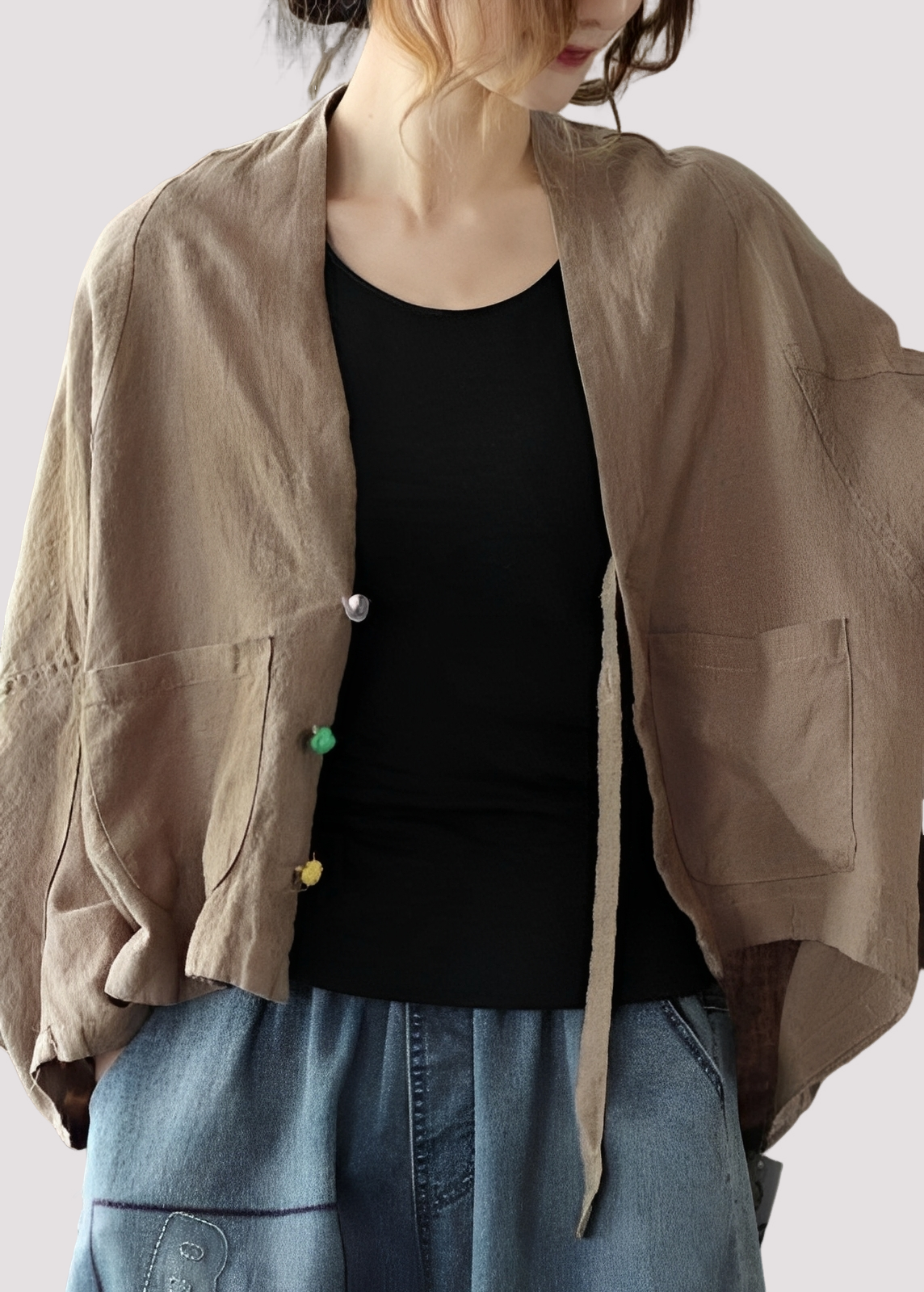 Tilly - Bequemer, weit geschnittener Cardigan mit Taschen für Damen
