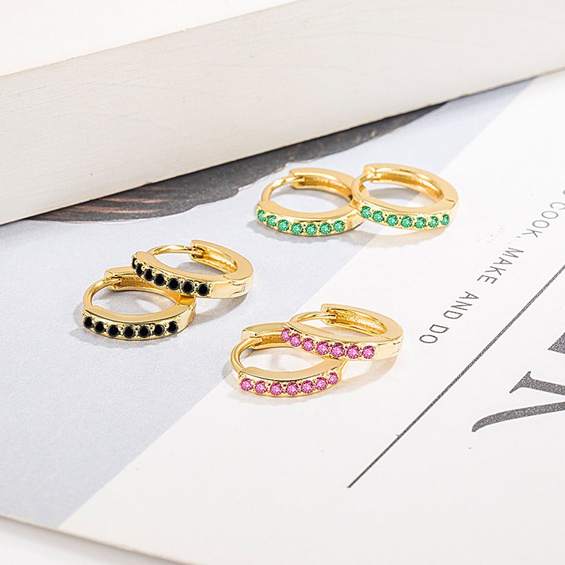 Selena – Hängende Ohrringe mit maritimem Design in Gold
