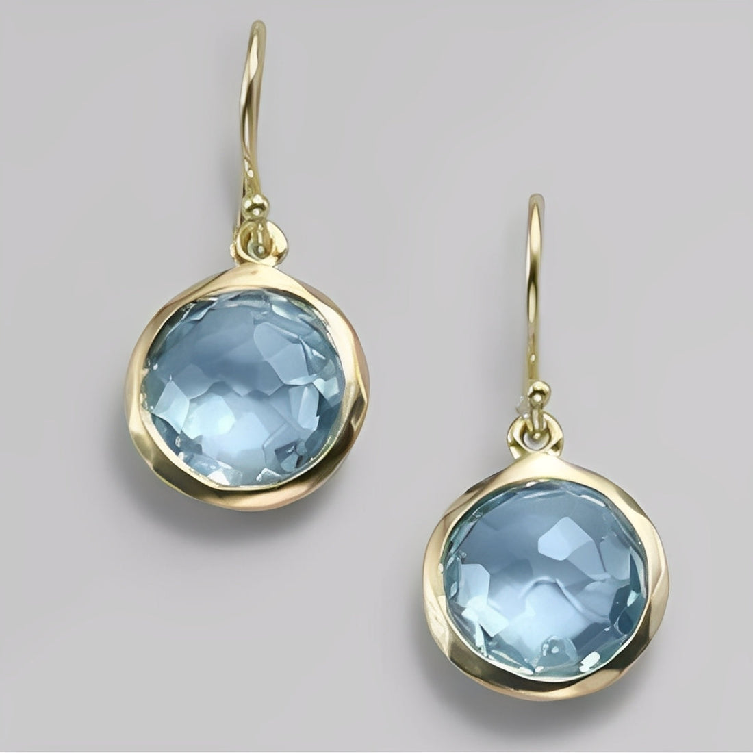 Azura – Vintage-Ohrringe mit blauen Steinen