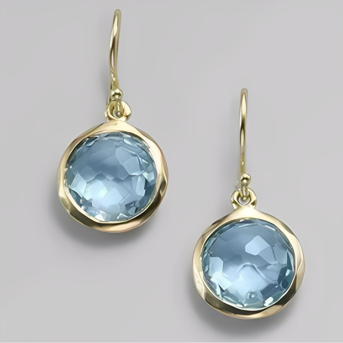 Azura – Vintage-Ohrringe mit blauen Steinen