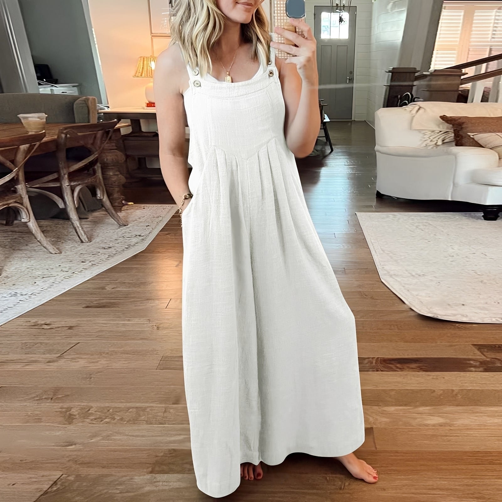 Chloe - Eleganter Damen-Jumpsuit mit weitem Bein