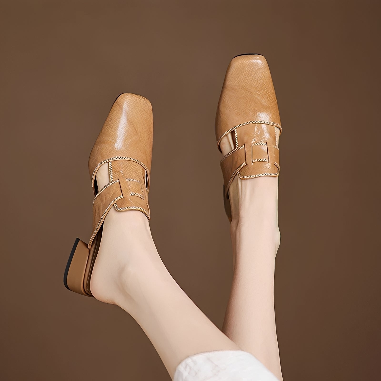 Evie - Elegante Mules Sandalen