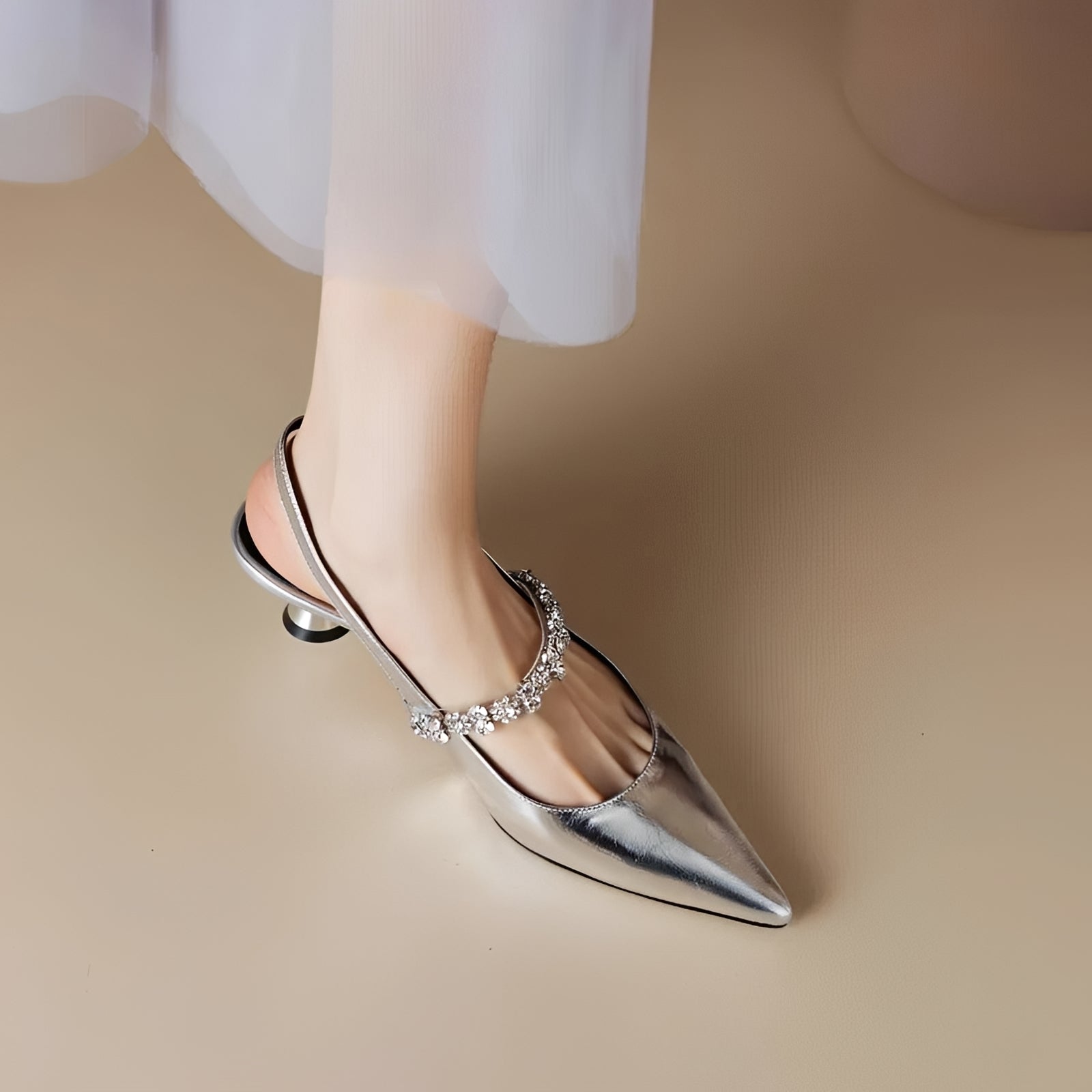 Rhian - Trendige Pumps mit spitzer Zehenform