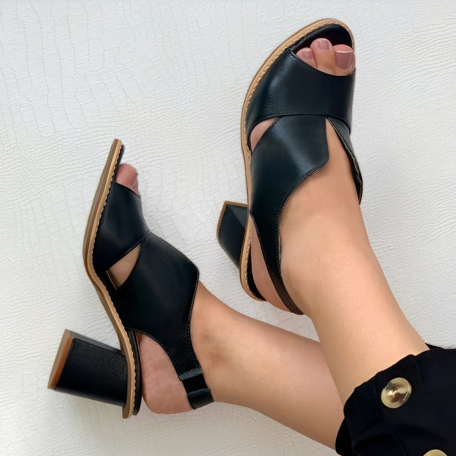 Anita - Elegante Peeptoe-Sandalen