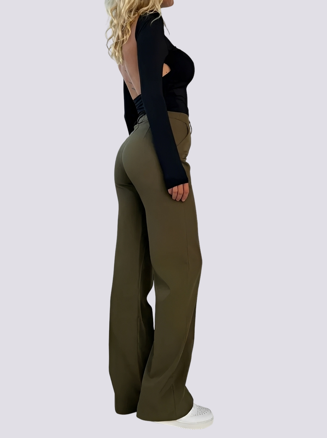 Amelie - Formelle High-Waist Gerade Hose