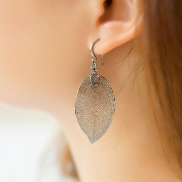 Larah – Ohrringe im Blattdesign im Boho-Stil