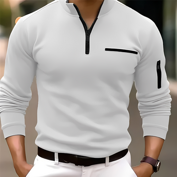 Marco - Eleganter Pullover mit Zipper