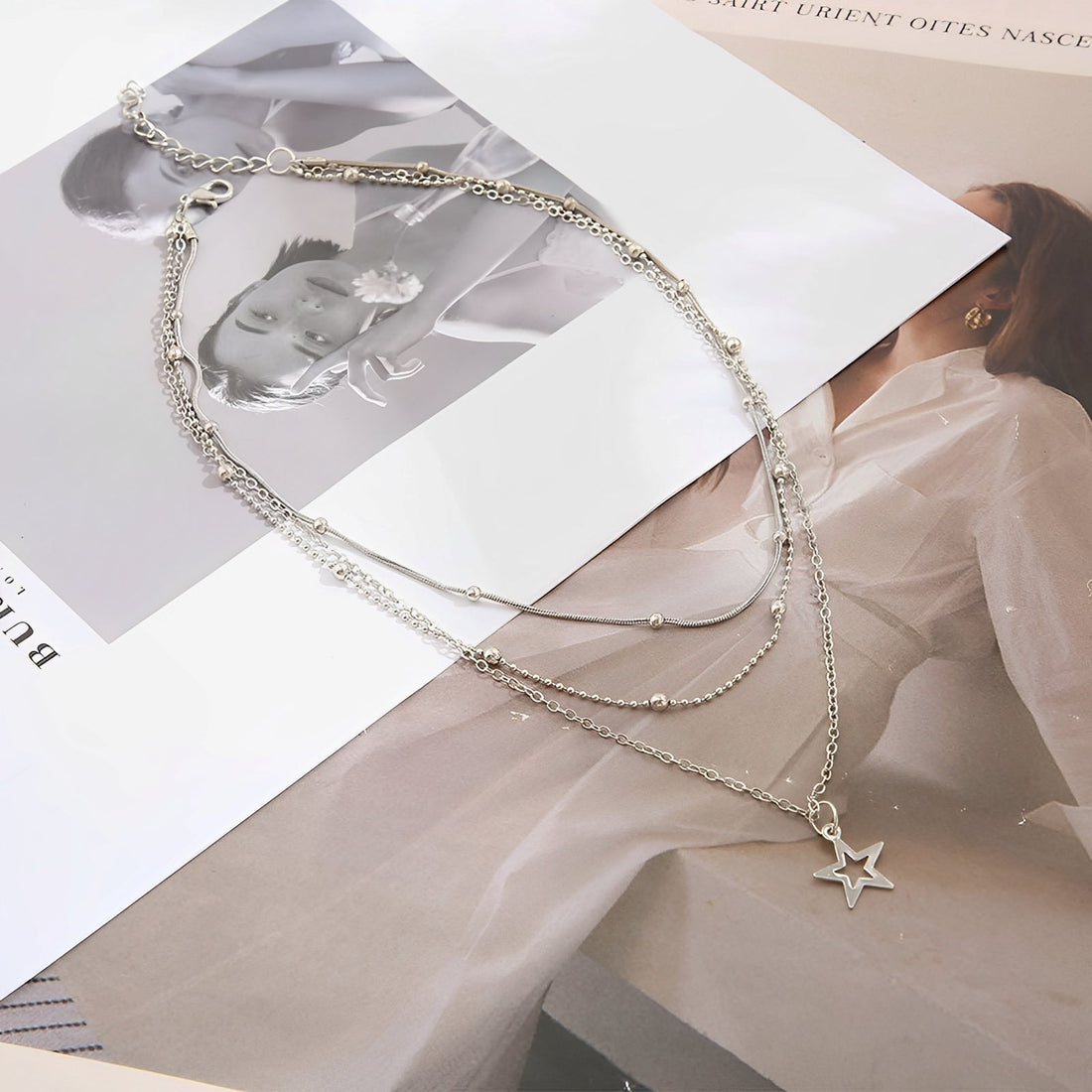 Elly – Vintage-Halskette mit Stern