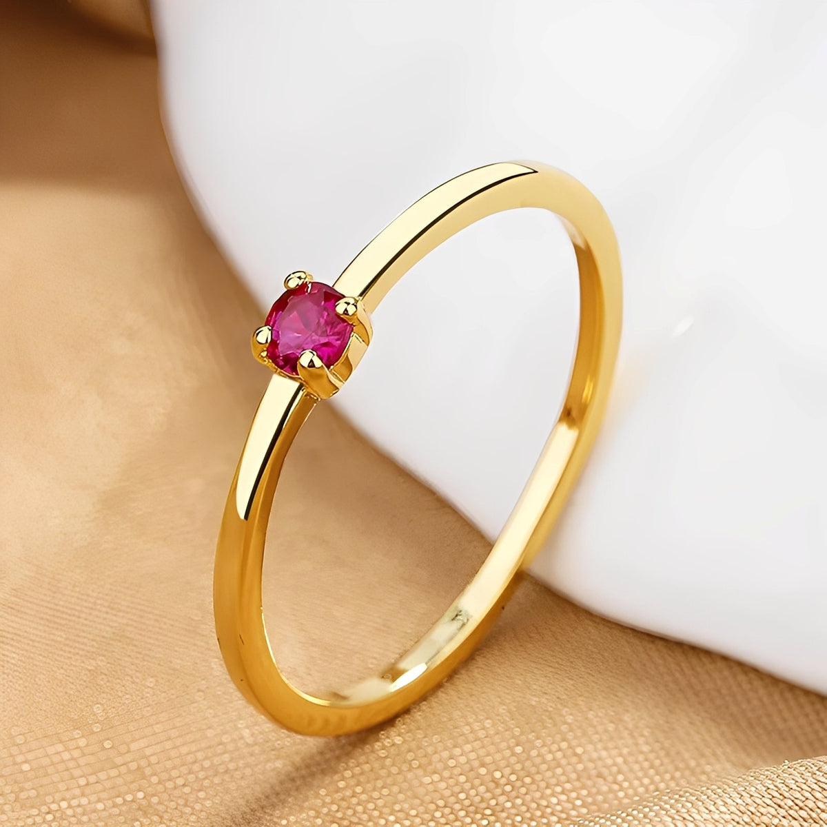 Rowena – Stapelring mit Geburtsstein