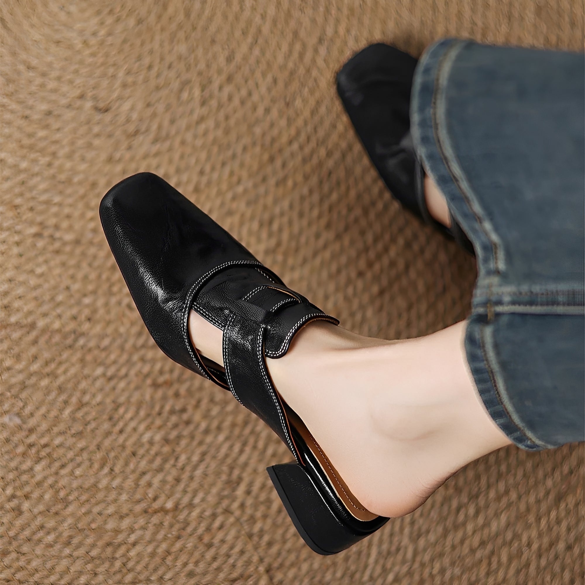 Evie - Elegante Mules Sandalen