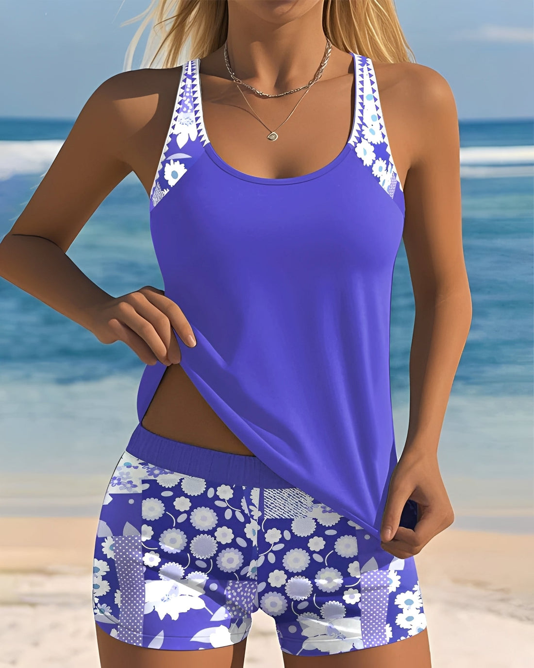 Annie - Elegantes Tankini-Set mit Print für Damen