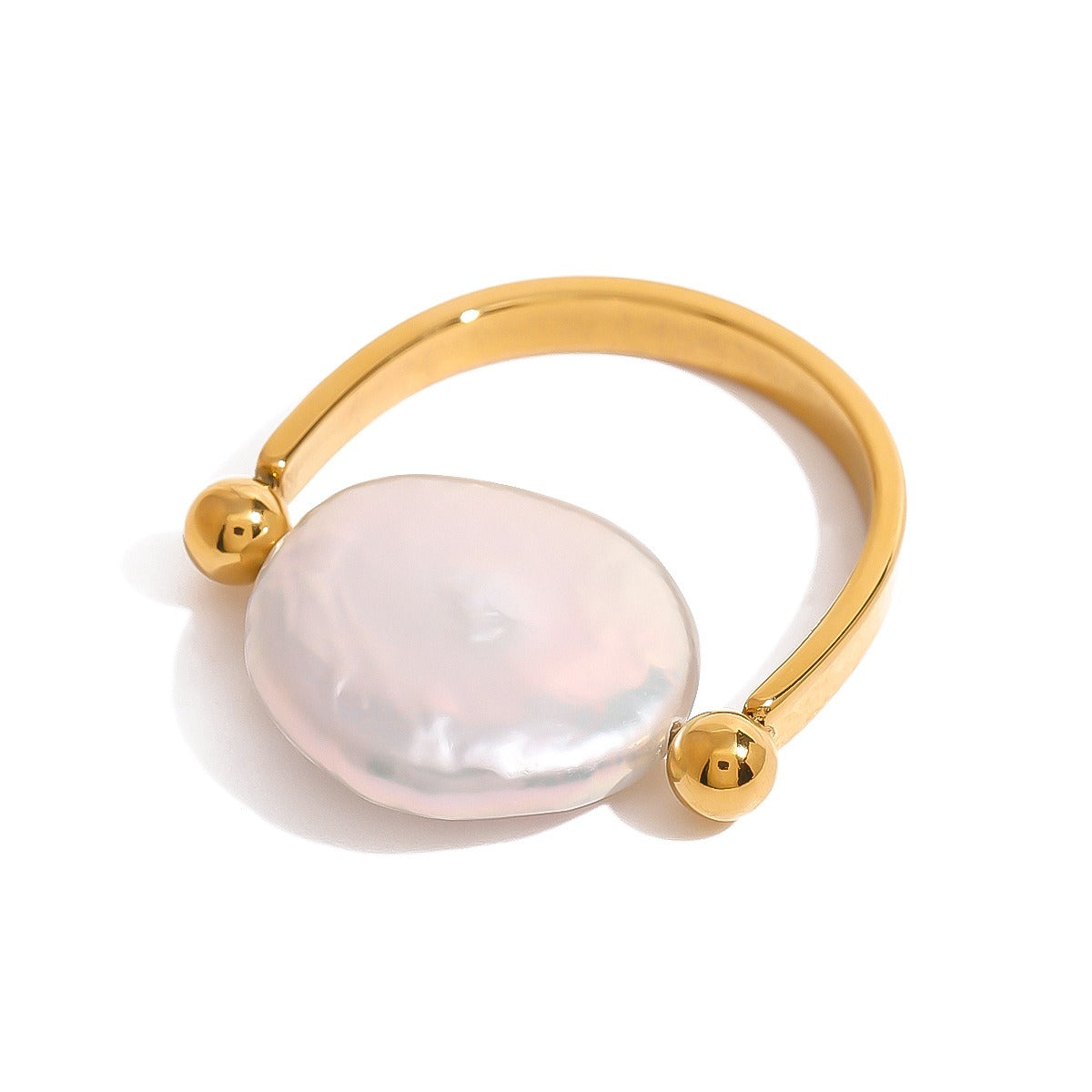 Sabby – Wende-Ring mit barocker Perle