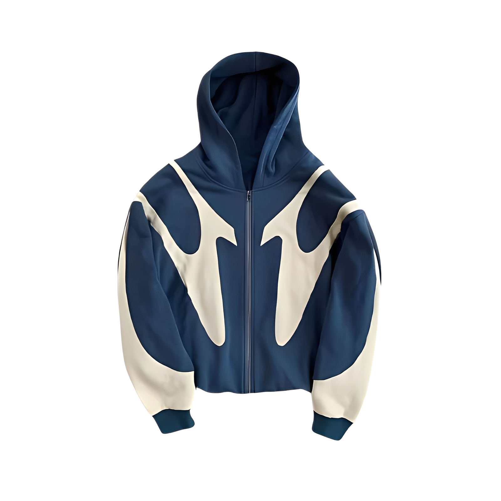 Lloyd - Eleganter Herren-Hoodie mit Reißverschluss und Motiv