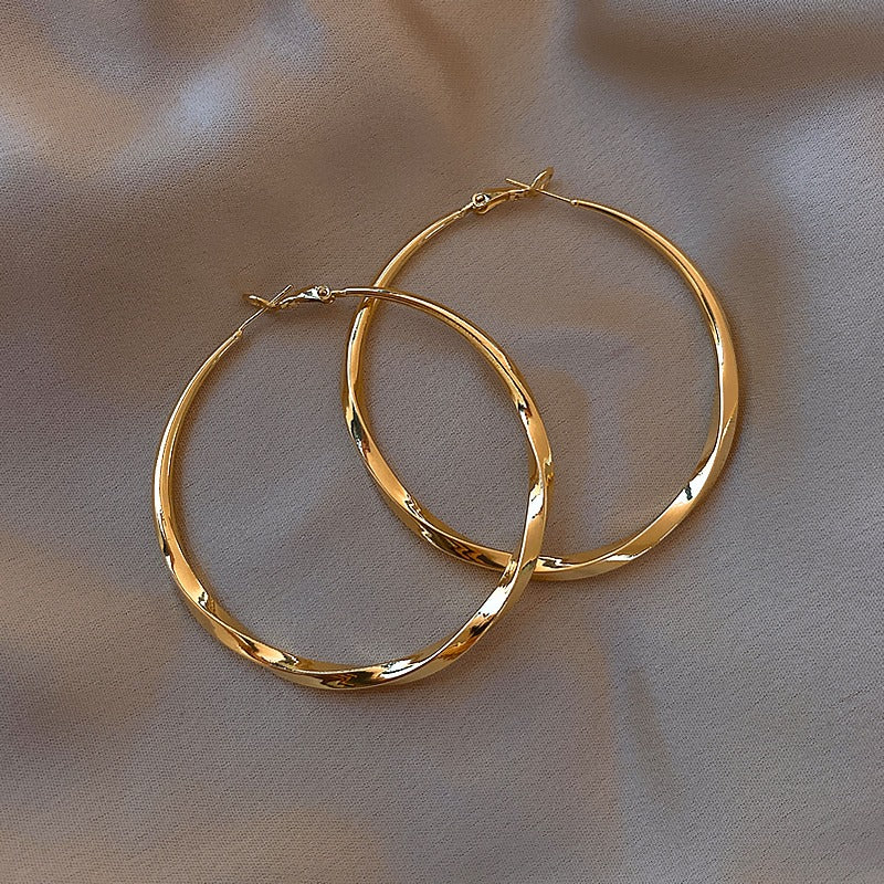 Enola – retro Ohrringe in Roségold