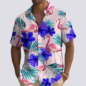 Philip - Elegantes Hemd mit Hawaii-Muster für Herren
