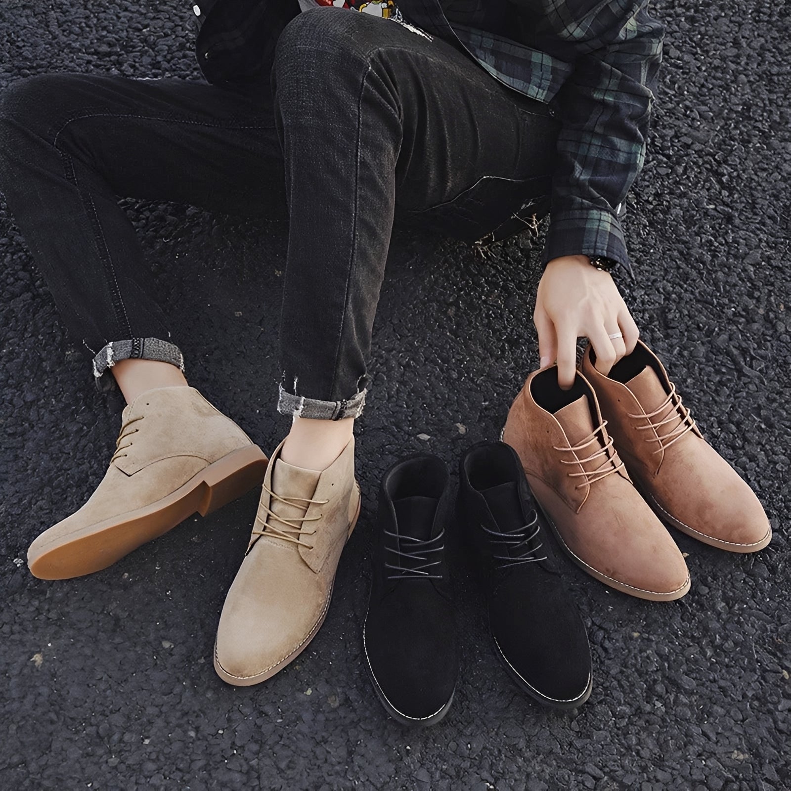 Alvin - Formelle Stiefeletten mit spitzer Spitze
