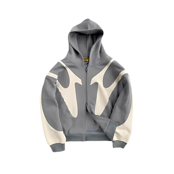 Lloyd - Eleganter Herren-Hoodie mit Reißverschluss und Motiv