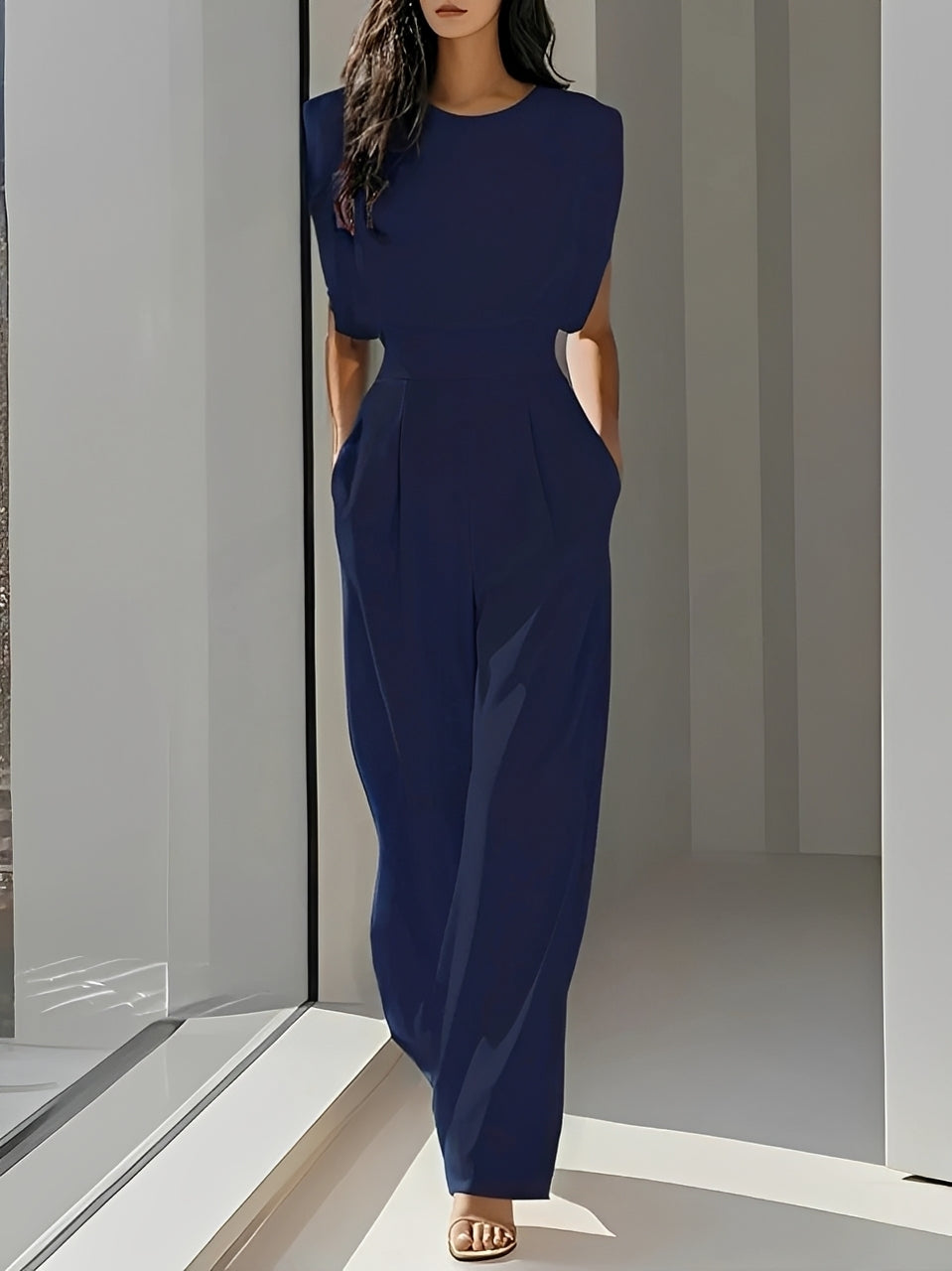Bernice - Bequemer ärmelloser Jumpsuit