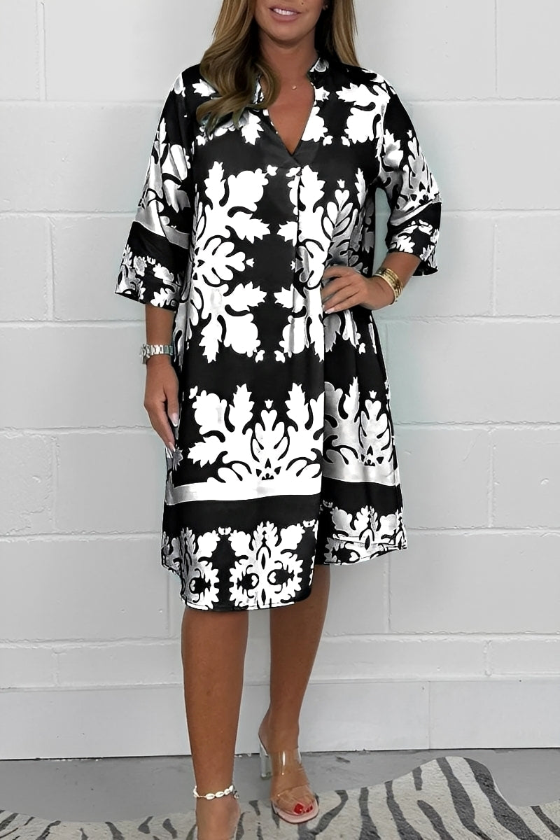Tanya - Schickes, locker geschnittenes Damenkleid