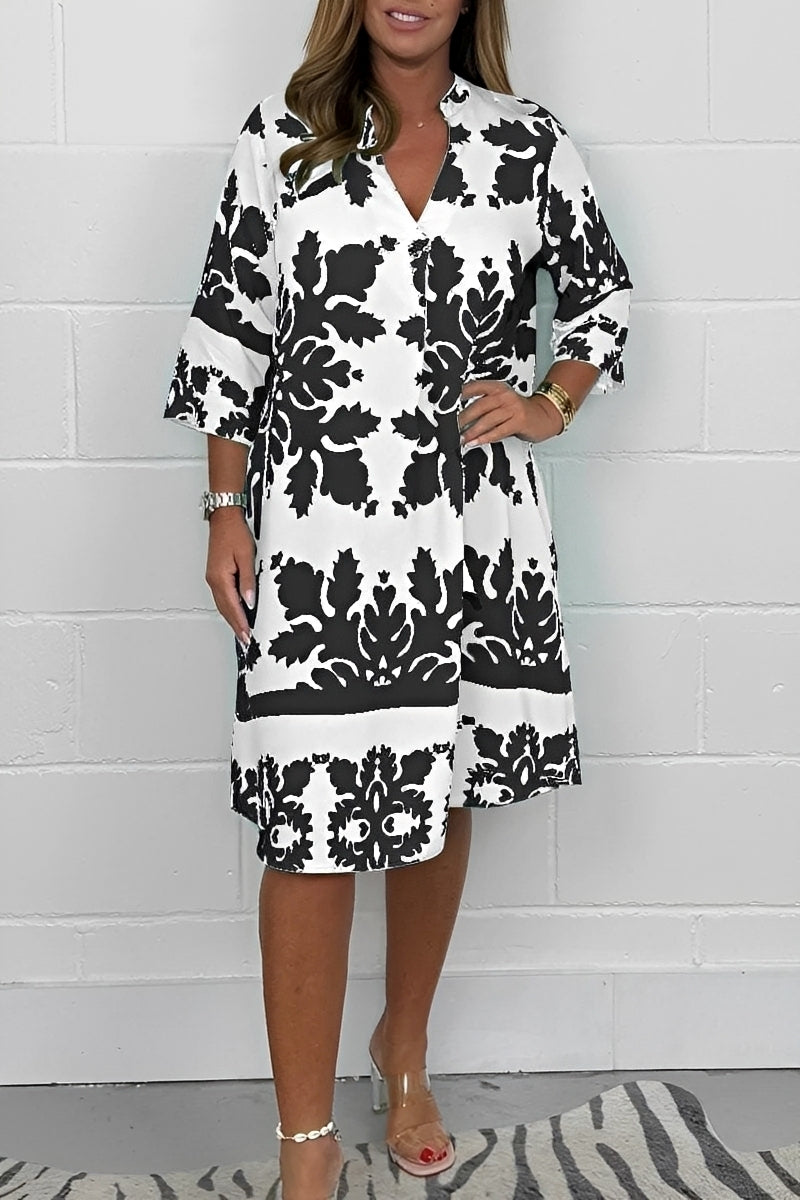 Tanya - Schickes, locker geschnittenes Damenkleid