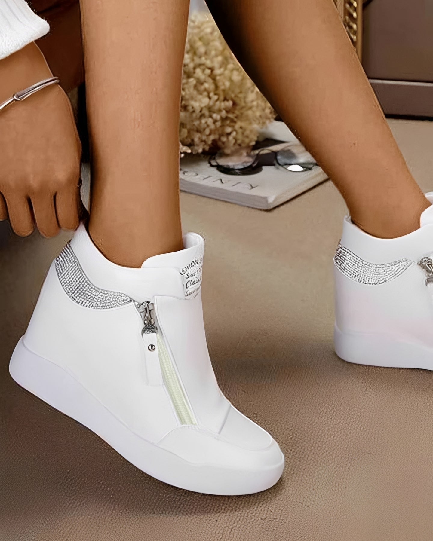 Vanessa - Schicke High-Top-Wedges