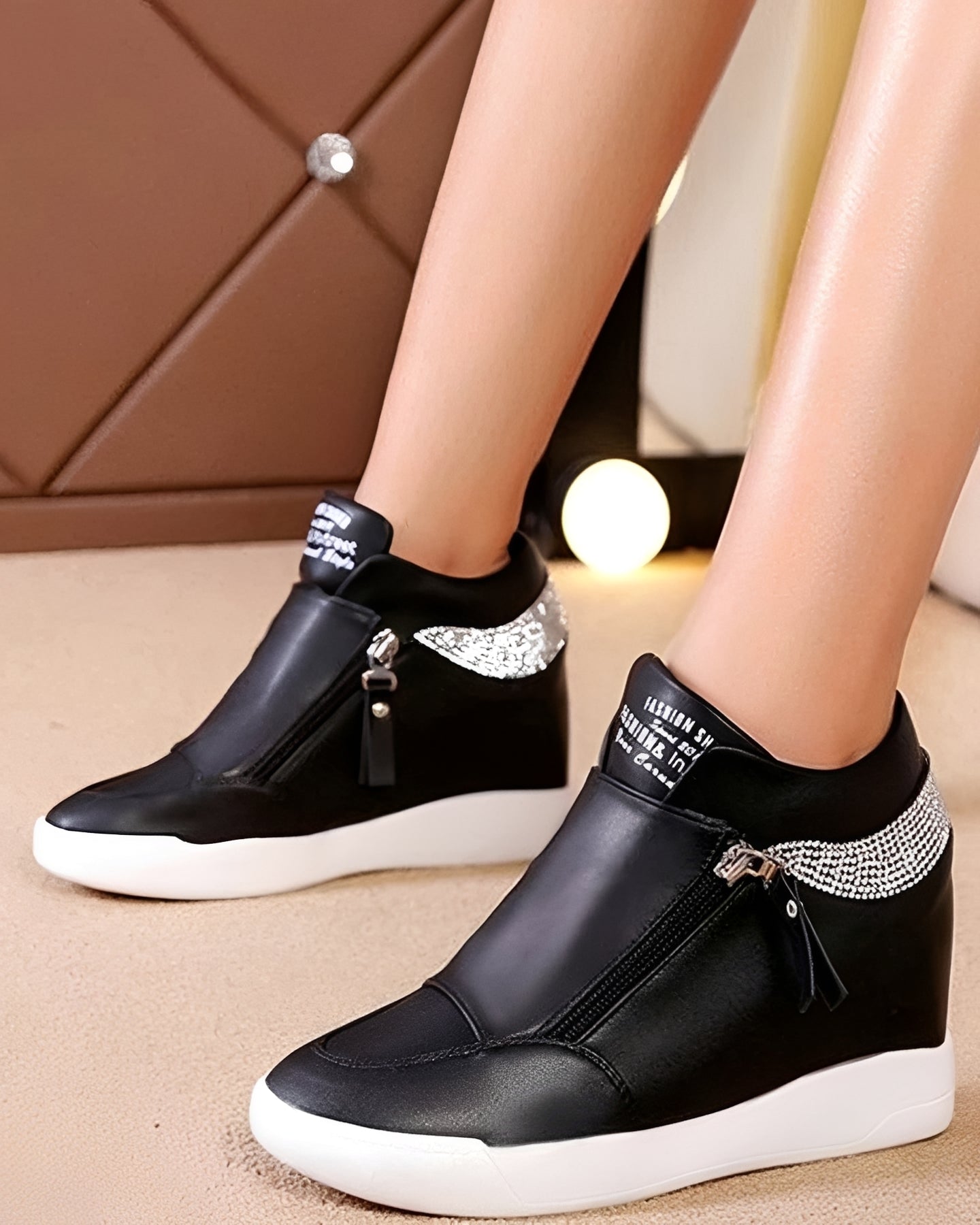 Vanessa - Schicke High-Top-Wedges