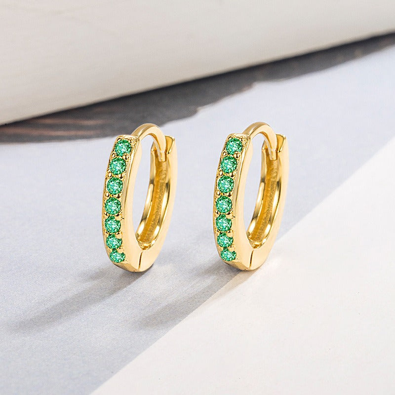 Selena – Hängende Ohrringe mit maritimem Design in Gold