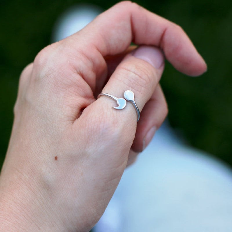 Stilvoller Semikolonring - Kraft-Ring