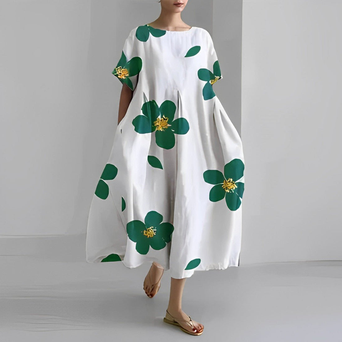 Vanessa – Langes Frühlingskleid im lässigen Boho-Stil