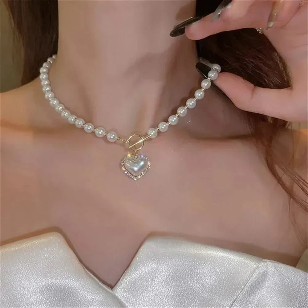 Amara – Choker-Halskette mit Perlen